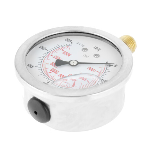 Hydraulikschlauch-Testpunktkupplung 1,56 m 0~600 BAR Manometer 2