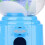 Mini Blaues Kinder-Kaugummiautomat, 14cm Robuster Kaugummiautomat 11