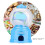 Mini Blaues Kinder-Kaugummiautomat, 14cm Robuster Kaugummiautomat 6