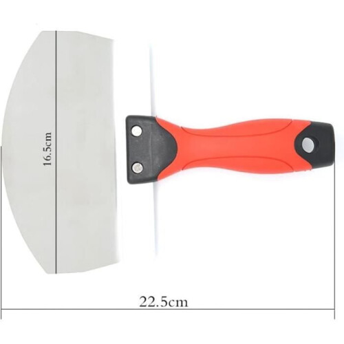 Gipsplaattroffel – Durratou – 6,5 inch gebogen blad – roestvrij staal 1