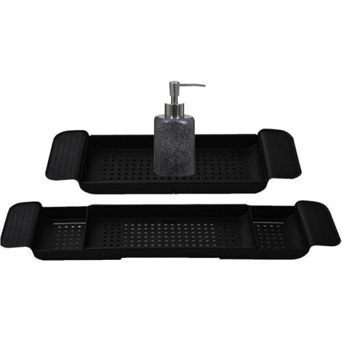 Verstelbare badbrug, uitschuifbare badplank, kunststof badplank, uitschuifbare badplank