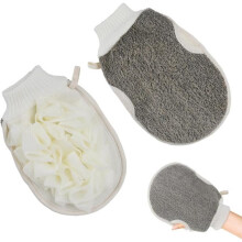 Bodyscrubhandschoen – merk – loofah baddouchespons – milieuvriendelijk en duurzaam