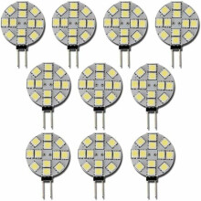 10 stuks G4 LED-lampen DC 12V niet-dimbaar 6000K wit 20W voor keuken, camper, caravan, boot, VHV