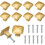 Set van 10 gouden ladeknoppen, VHV messing handgrepen 1