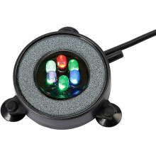 Onderwateraquarium Bubble Light, kleurrijk licht met 6 LED's en luchtbel, 55 cm, 12 W, VHV