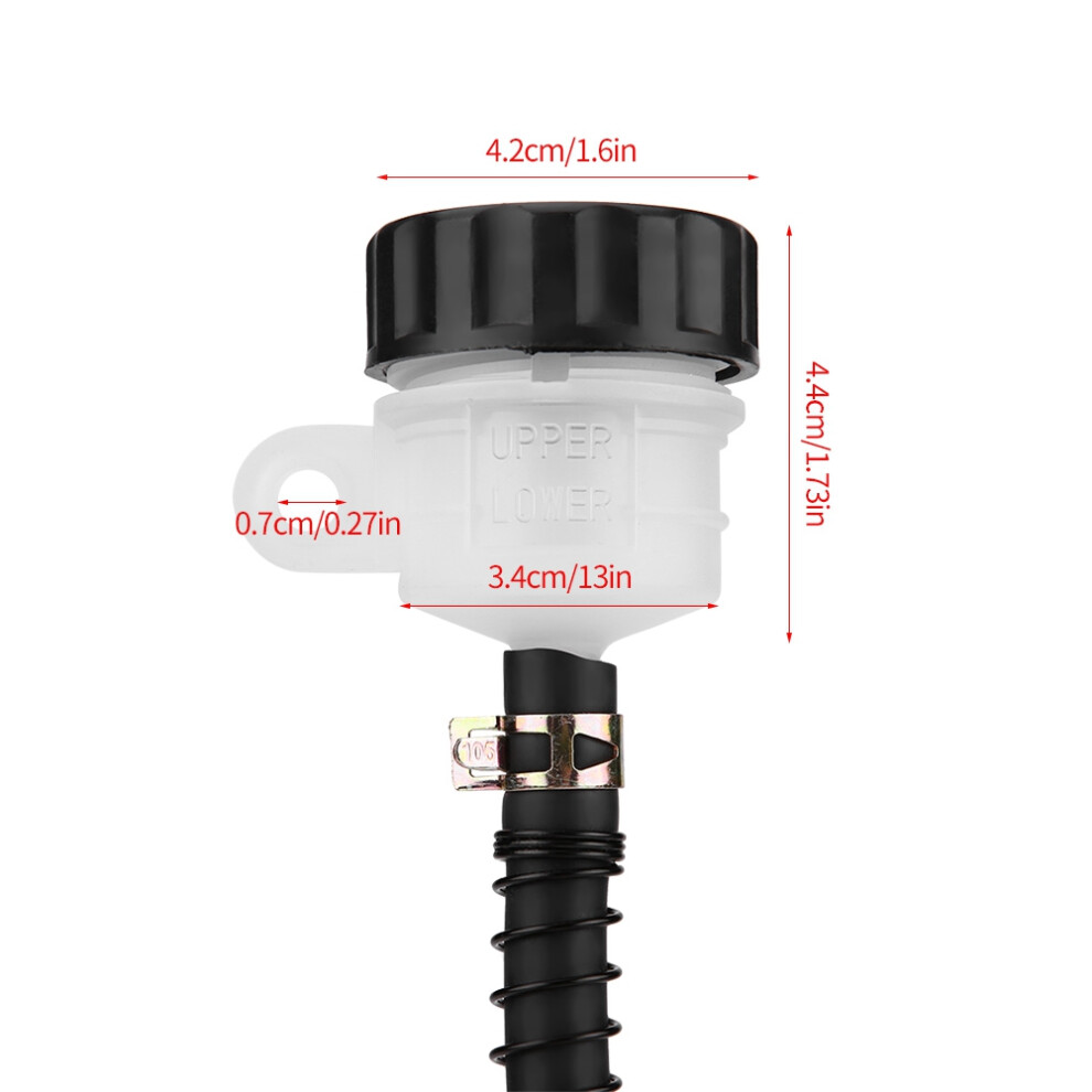 Rear Foot Brake Hydraulic Master Cylinder Pump Reservoir For Suzuki Gsxr 600 750 1000 1300 4611324250178