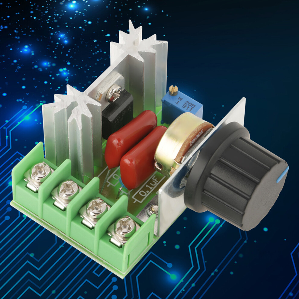Ac 50Â220V 2000W 25A Ac Motor Speed Controller Voltage Regulator Led Dimmers 8711324250058