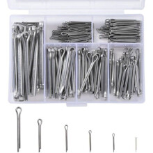 230-delig roestvrijstalen splitpenassortiment M1 M2 M25 M3 M4 M5 met opbergdoos VHV