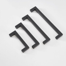 Zwarte keukenkastgreep 128 mm, 10-pack – Keukendeurgreep – Zwarte keukenkastgreep VHV