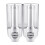 350ml 2*350ml Bathroom Wall Mounted Soap Shampoo Dispenser Lotion Liquid Pump 1