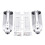 350ml 2*350ml Bathroom Wall Mounted Soap Shampoo Dispenser Lotion Liquid Pump 2