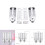 350ml 2*350ml Bathroom Wall Mounted Soap Shampoo Dispenser Lotion Liquid Pump 7