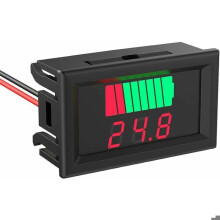 DC 12V 60V batterijtester 2 in 1 voltmeter Li-ion VHV batterijcapaciteitsindicator