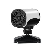 Mini ventilatorkachel Energiebesparend met 360 graden draaibare voet Laag geluidsniveau Wit 11 x 10 cm VHV