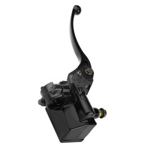 7/8" 22mm Motorrad-Vorderradbremse Kupplungs-Stopfenschlauch Meisterzylinder Schwarz für Trx400