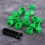 20er Pack Radzierblenden 17mm Grüne Radmutternabdeckungen Universell 10