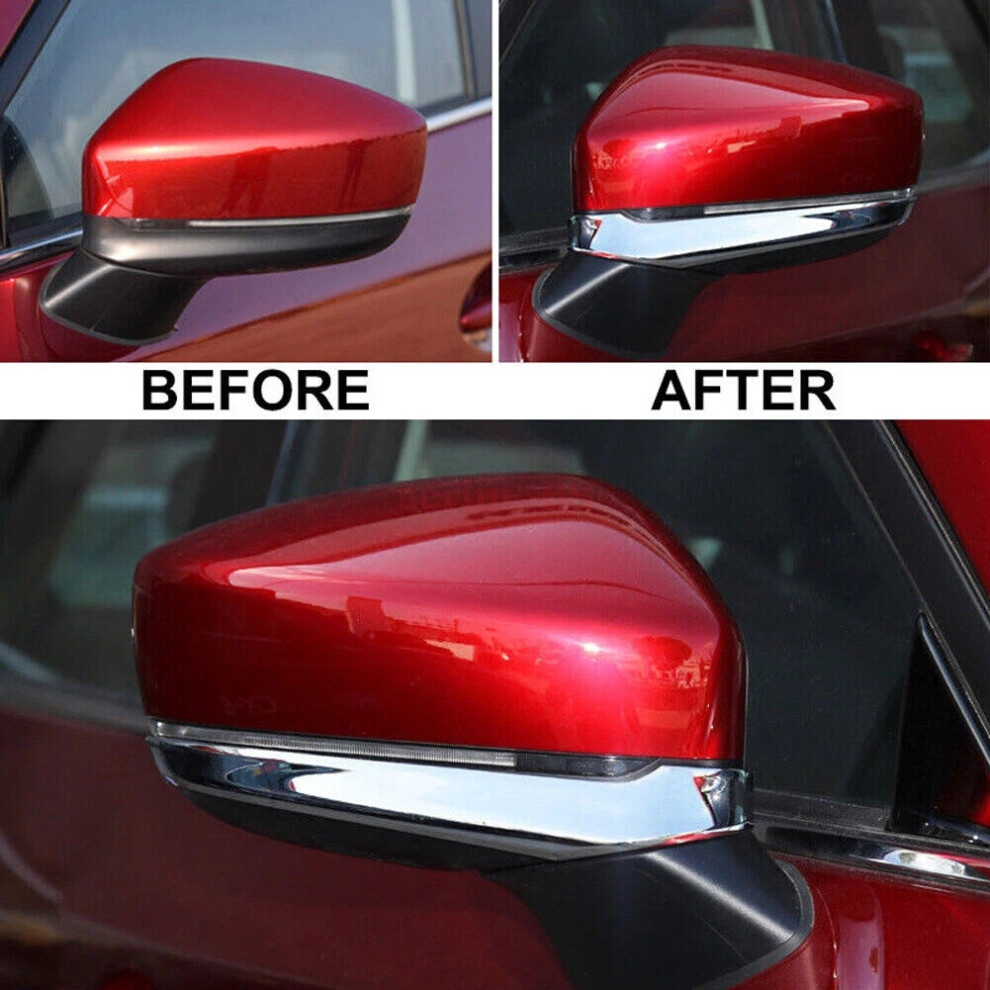 Fits Mazda Cx-5 Cx-8 2017-24/Cx-9 2016-23 Chrome Rearview Mirror Side Cover Trim Hot 6963793929597