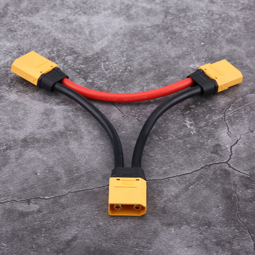 1Pc Plastic Xt90 10Awg Connector Adapter Cable Wire Rc Accessory For Esc Batteries 5081324252257