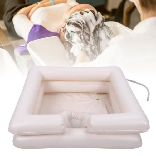 Opblaasbare haarwasbak – VHV – Draagbare PVC-shampooset – Blauw 2