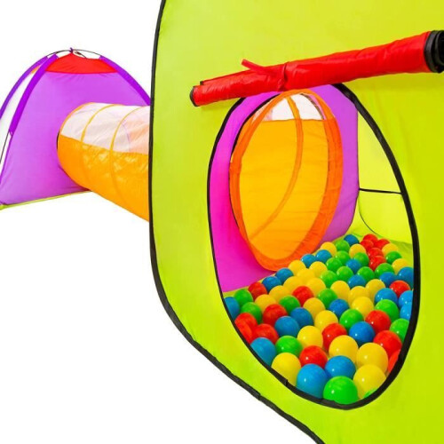Igloo speeltent met tunnel - IGLOO - Wit - Unisex - 115x115x80 cm - 100% Polyester - Kinderen 1
