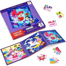Magnetische puzzel voor kinderen met vouwboek, Montessori educatief speelgoed met 3 intensiteitsniveaus voor jongens en meisjes (verhaal)