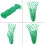 6 Pcs/Set Pool Table Kit Accessories Billiards Pockets Nylon Net Bag Replacement Green 3