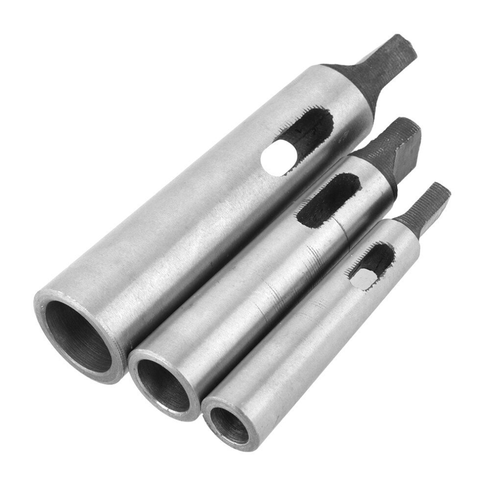 3 Pcs /Set Mt1- Mt2 Mt2- Mt3 Mt3- Mt4 Taper Adapter Reducing Drill Chuck Sleeve 8441324254144
