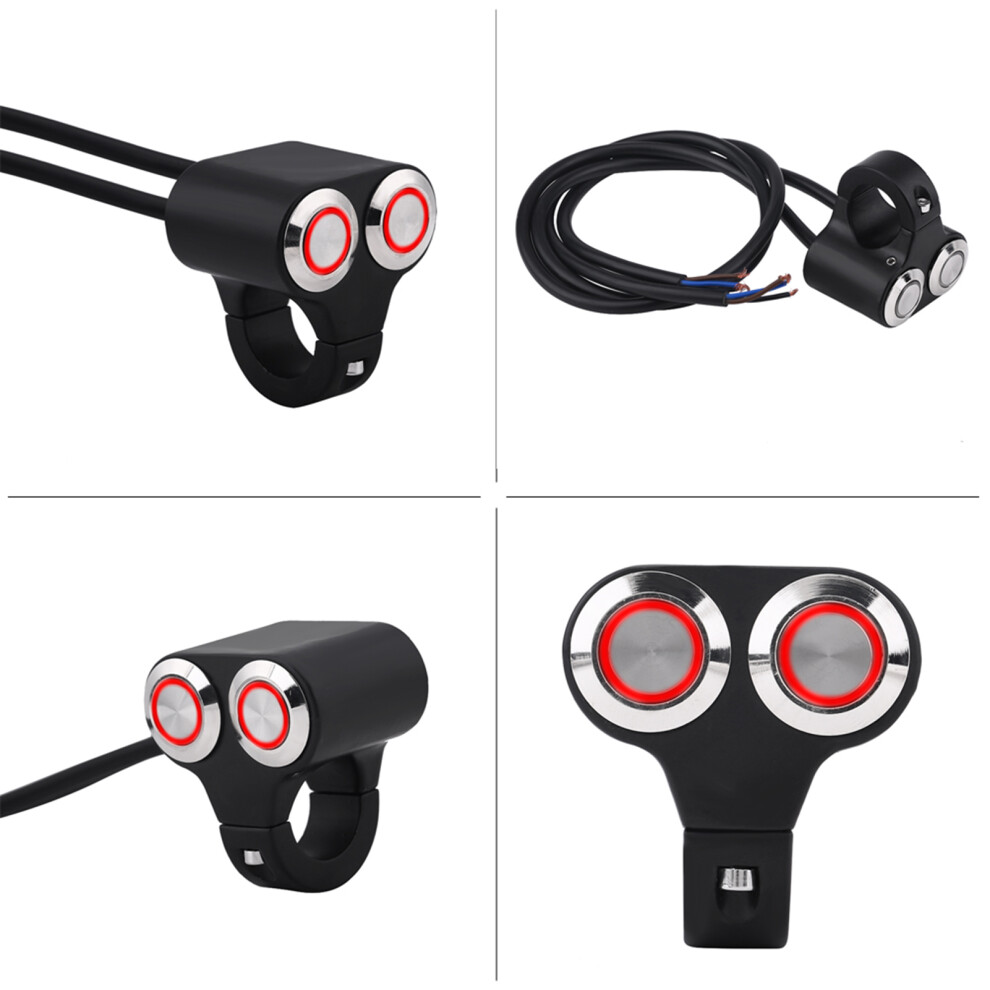 7/8Inch 22Mm Motorcycle Handlebar Switch Head Brake Fog On/Off With Indicator Type D Light 8781324254288