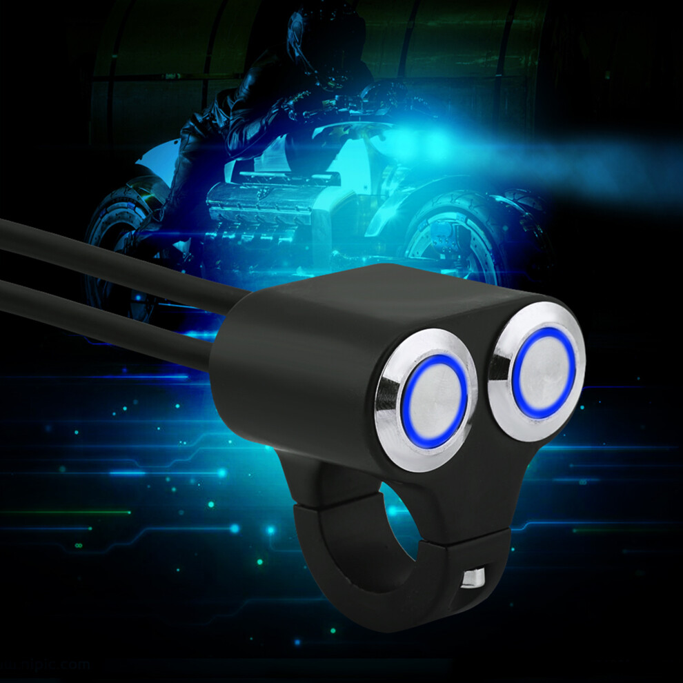7/8Inch 22Mm Motorcycle Handlebar Switch Head Brake Fog On/Off With Indicator Type C Light 8371324254274