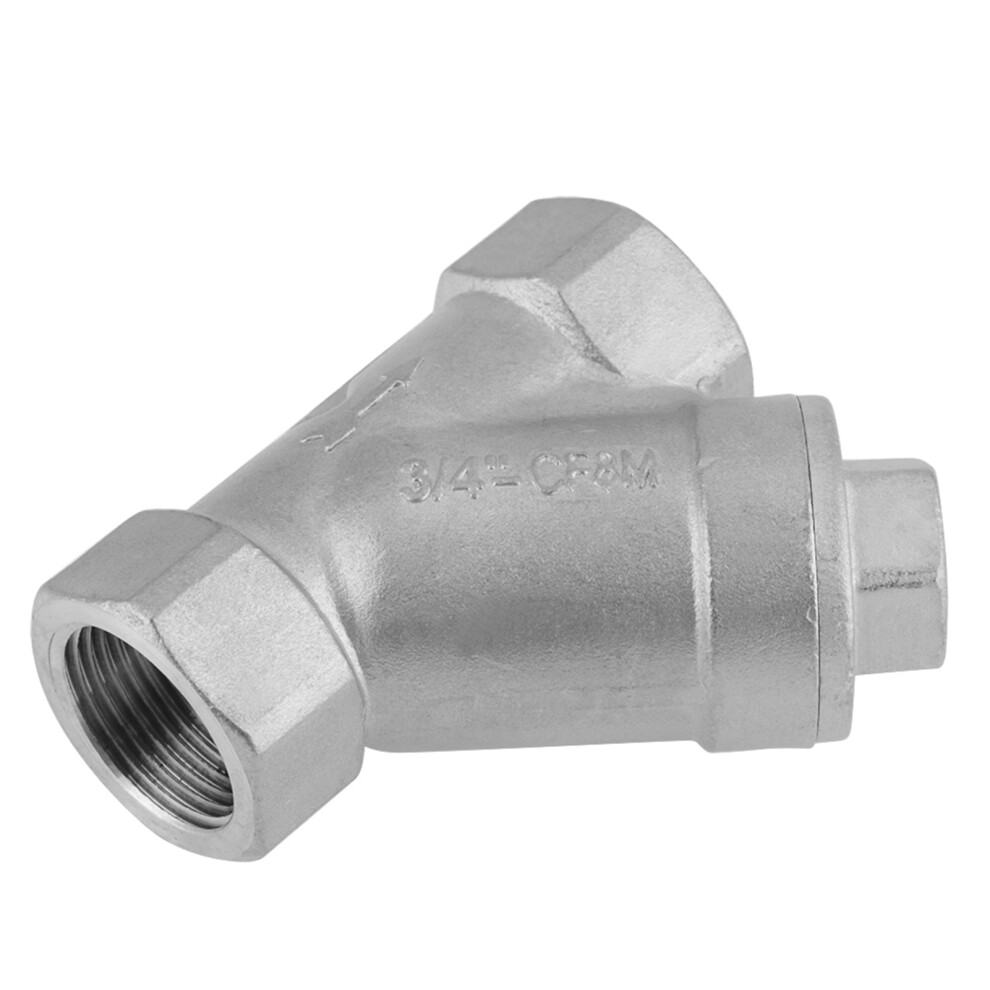3/4" Dn20 Pt Thread Stainless Steel Y Type Strainer Pump Filter For Water Oil Gas 9351324255081