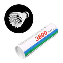 6 Stück Weiße PVC Badmintbälle, 8,5*7 cm, leicht und flexibel