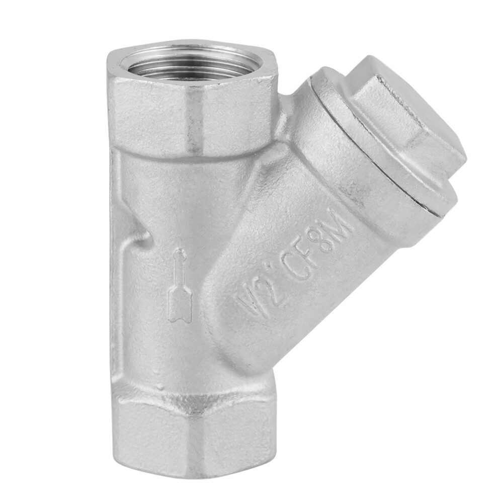 Dn15 1/2" Pt Thread Stainless Steel Y Type Strainer Pump Filter For Water Gas 9401324255120