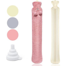 Grote fleece kruik voor buiten (roze)