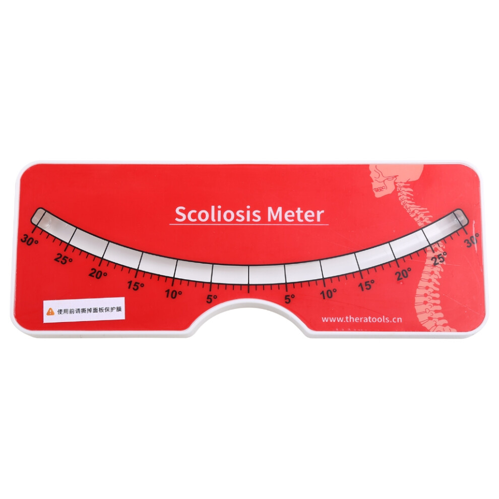 (1) Scoliosis Measuring Ruler (Night) - Red 7707070699471