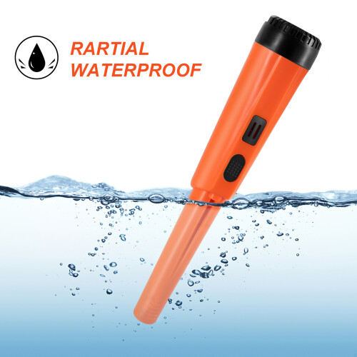 (1 set) Metal Detector (with battery) - Orange 1