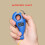 (1 piece) Plain Buddhist chanting electronic counter finger pull (button) - brown 5