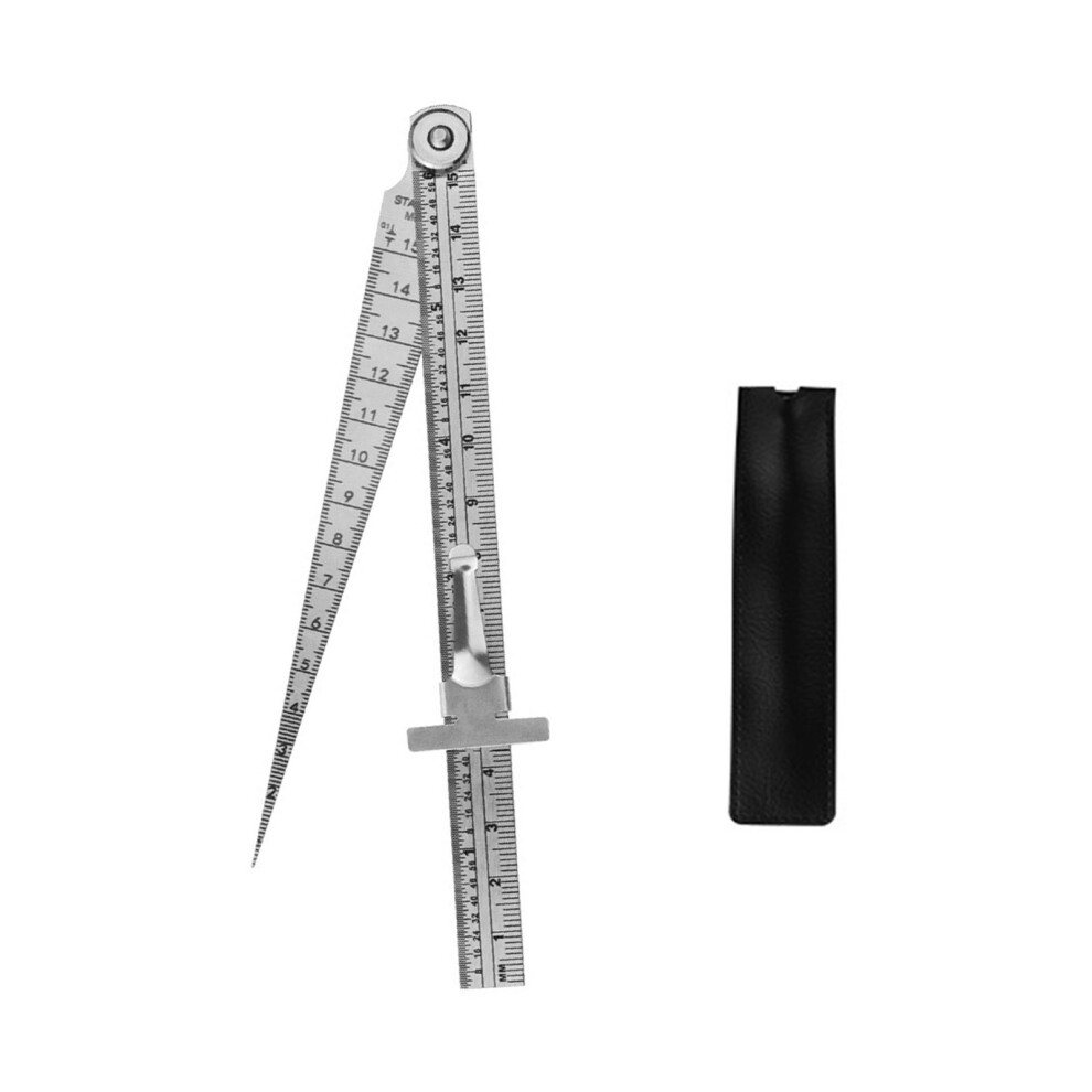 (A) Metric And Imperial Dual-Scale Wedge-Shaped Taper Ruler 7707070705073