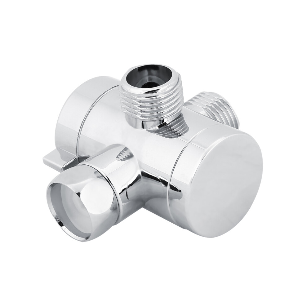 Abs 3-Way Shower Head Diverter Valve Connector Adapter Home Bathroom Accessory 7671324258465