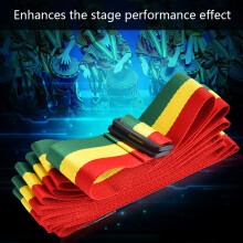Tricolor Portable African Hand Drum Belt Djembe Shoulder Strap for Stage Performance
