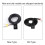 Motorcycle ECU Plug Mount 6 Speed Digital Gear Indicator Shift Lever Display 6