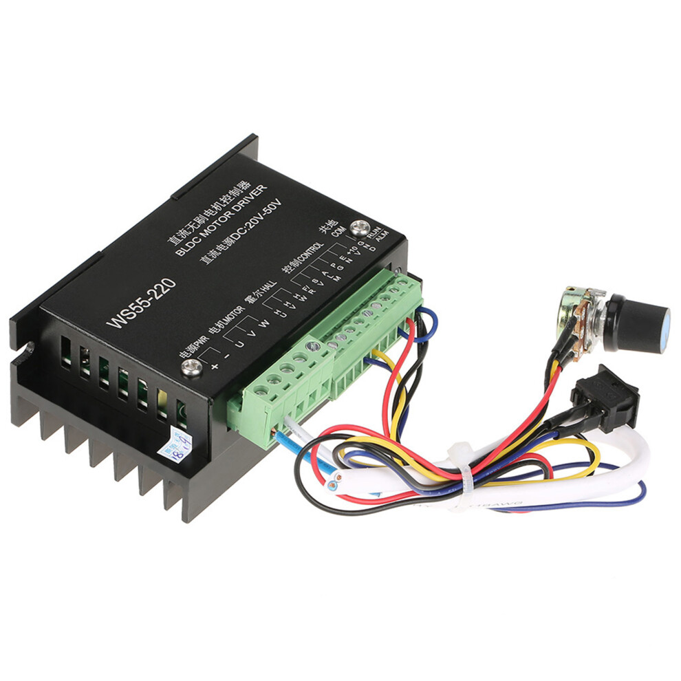 Ws55-220 Dc 48V 500W Cnc Brushless Spindle Bldc Motor Driver Controller 7901324260053