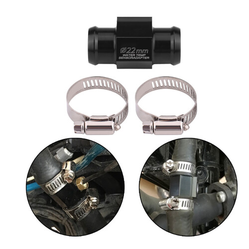 Motorcycle Water Temp Temperature Joint Pipe Hose Sensor Gauge Adapter 22mm