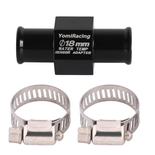 Motorcycle Water Temp Temperature Joint Pipe Hose Sensor Gauge Adapter 18mm 1