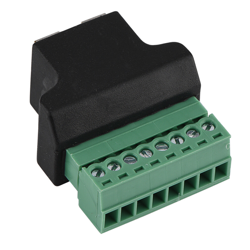 Dvr Ethernet Connector Rj45 Female Jack To 8 Pin Screw Terminal Connector 9361324261753