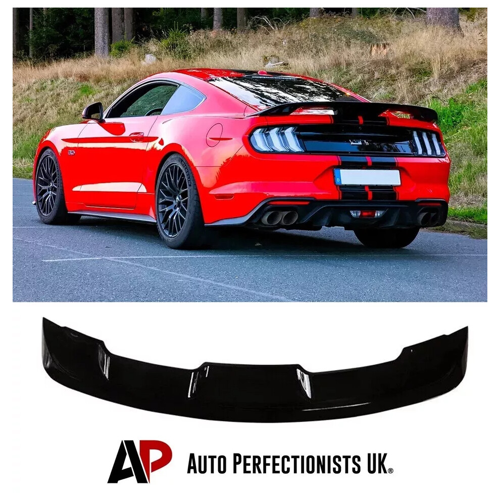 For Ford Mustang Shelby Gt500 Style Rear Boot Spoiler Wing Lip Body Kit Black 5061072660498
