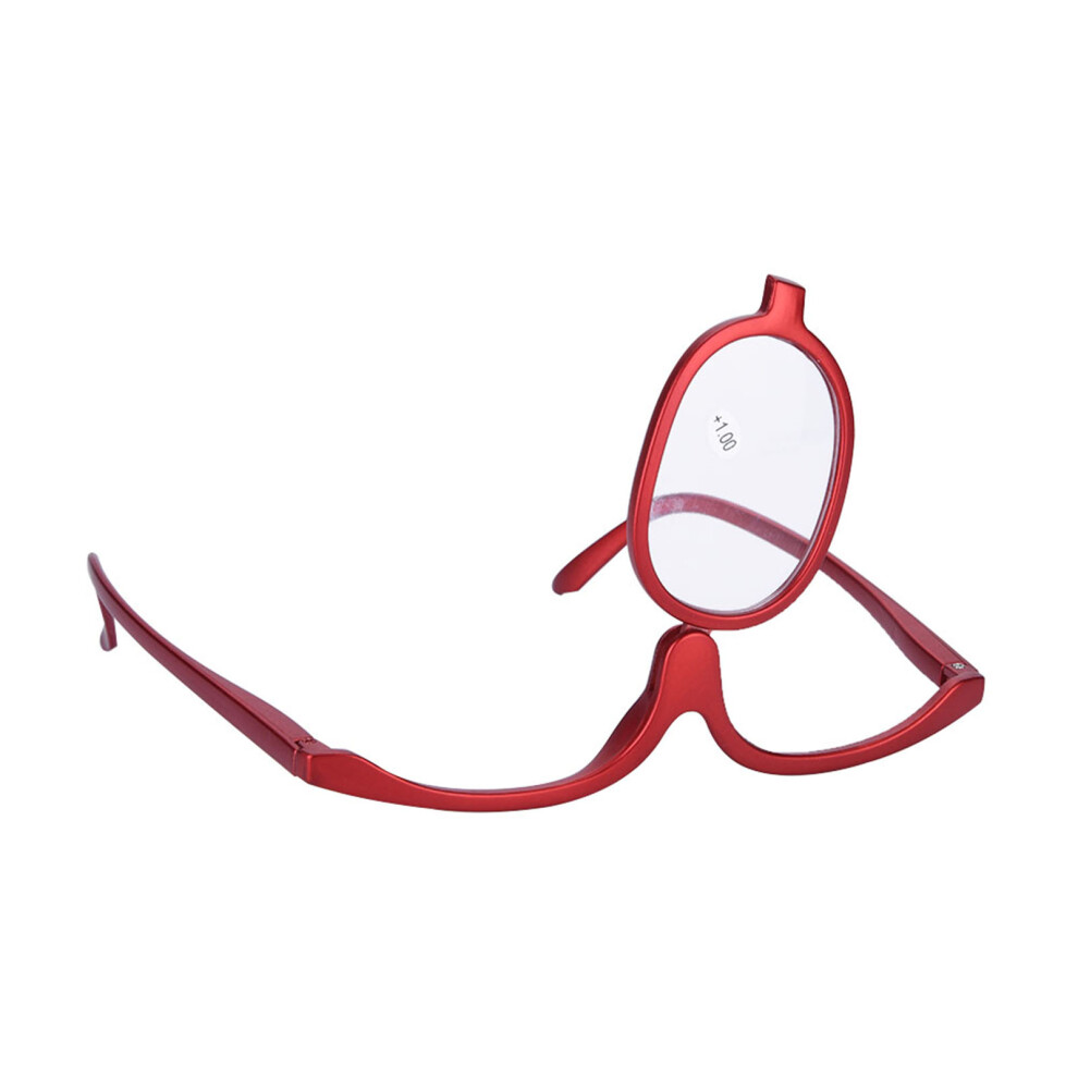Magnify Eye Makeup Glasses Single Lens Rotating Glasses Women Makeup Essential Tool #1