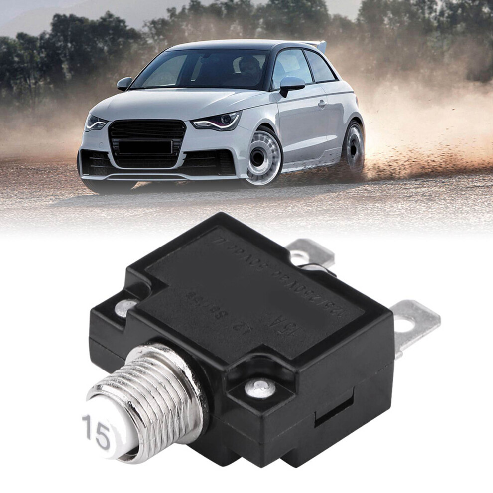 15A 125/250V Reset Thermal Switch Circuit Breaker Overcurrent Overload Protector For Generator 8791324263012