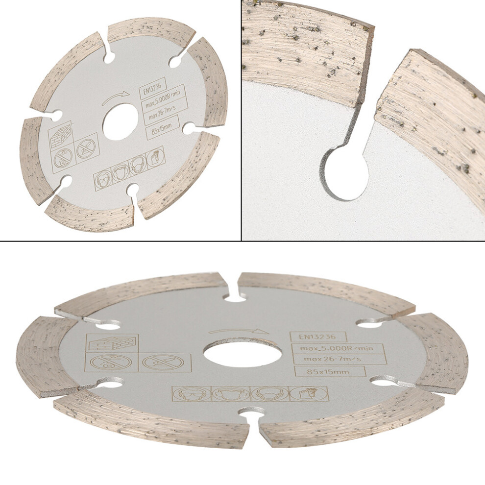 85Mm X 15Mm Diamond Circular Cut Saw Woodworking Rotary Tool Cutting Disc 8711324263270