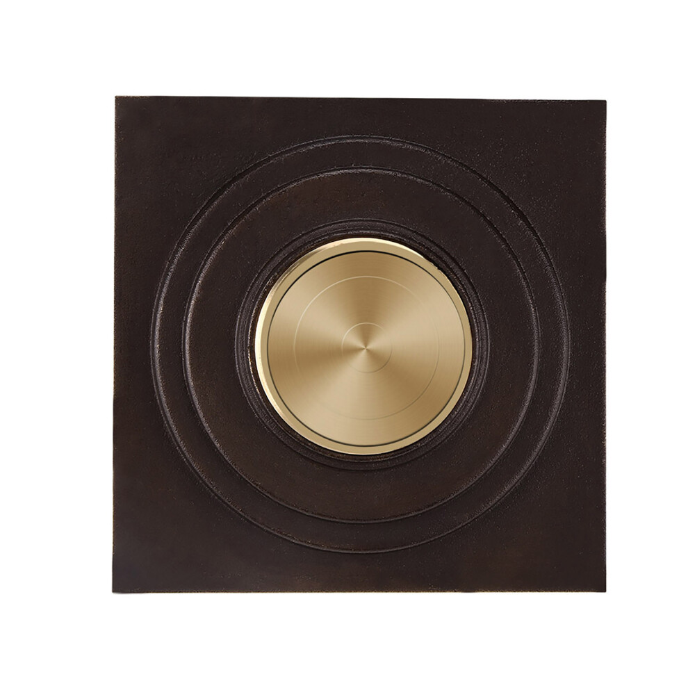 Antique Brass Square Floor Drain With Strainer Bathroom Washroom Drainage & Clean Accessories 9381324263496