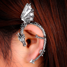 Accessoires d'Halloween Dragon Elfe Accessoires Oreillettes Adultes Femmes Punk Gothique Halloween Carnaval Mardi Gras Costumes d'Halloween Facil
